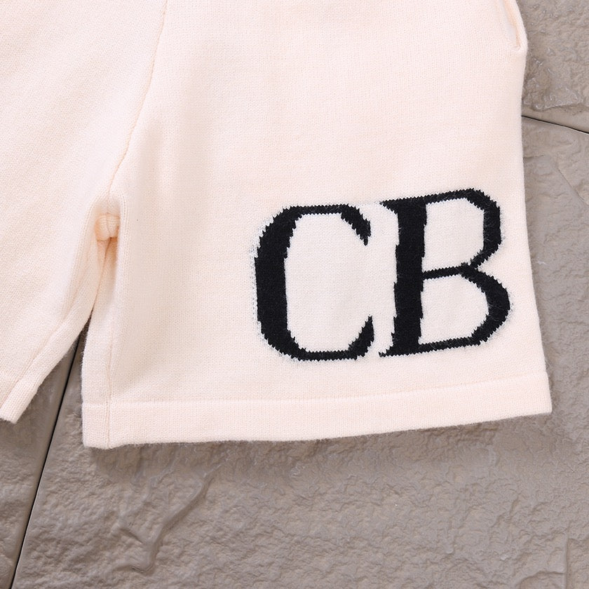 Shorts "CB" Beige