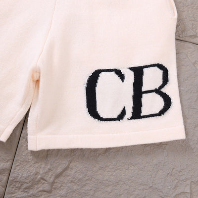 Shorts "CB" Beige