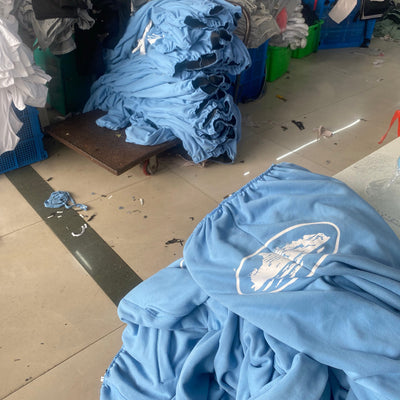 "Alcatraz" Träningsdräkt Babyblå