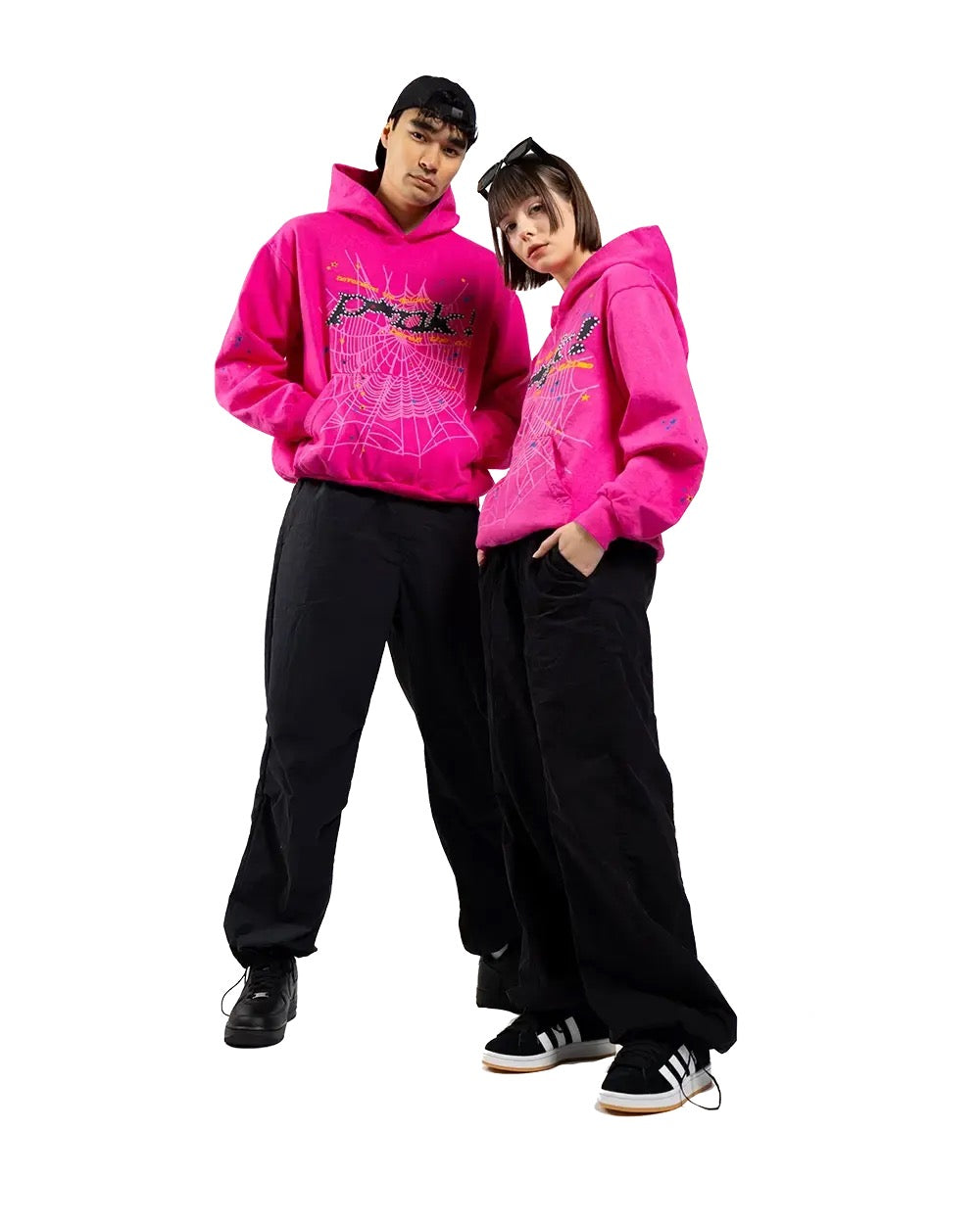 Суитшърт "Sp5der" розов