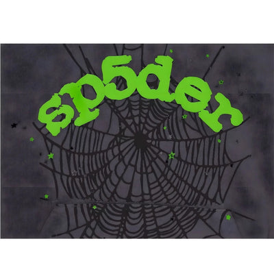 "Sp5der" Hoodie Grå