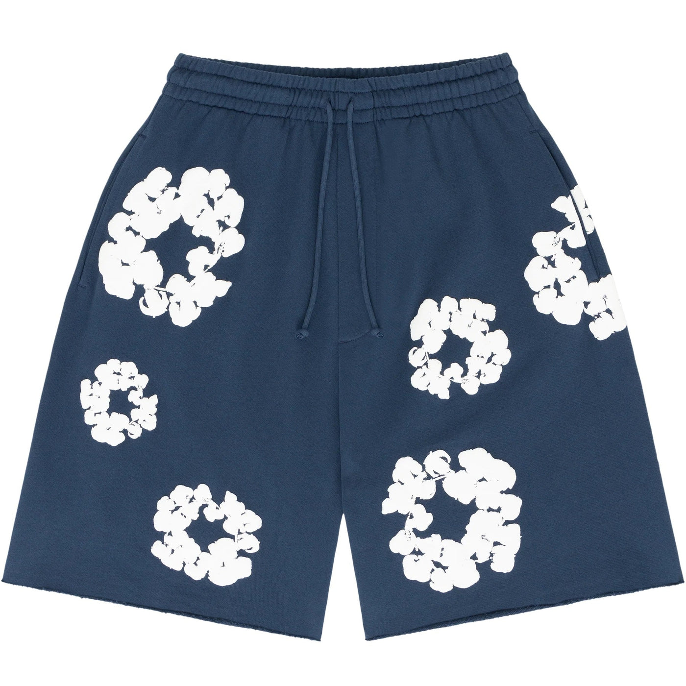 Shorts "Flower" Blu Navy