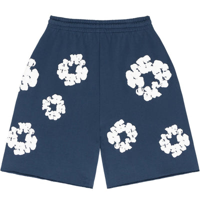 Shorts "Flower" Blu Navy