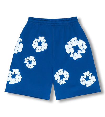 Shorts "Flower" Blu