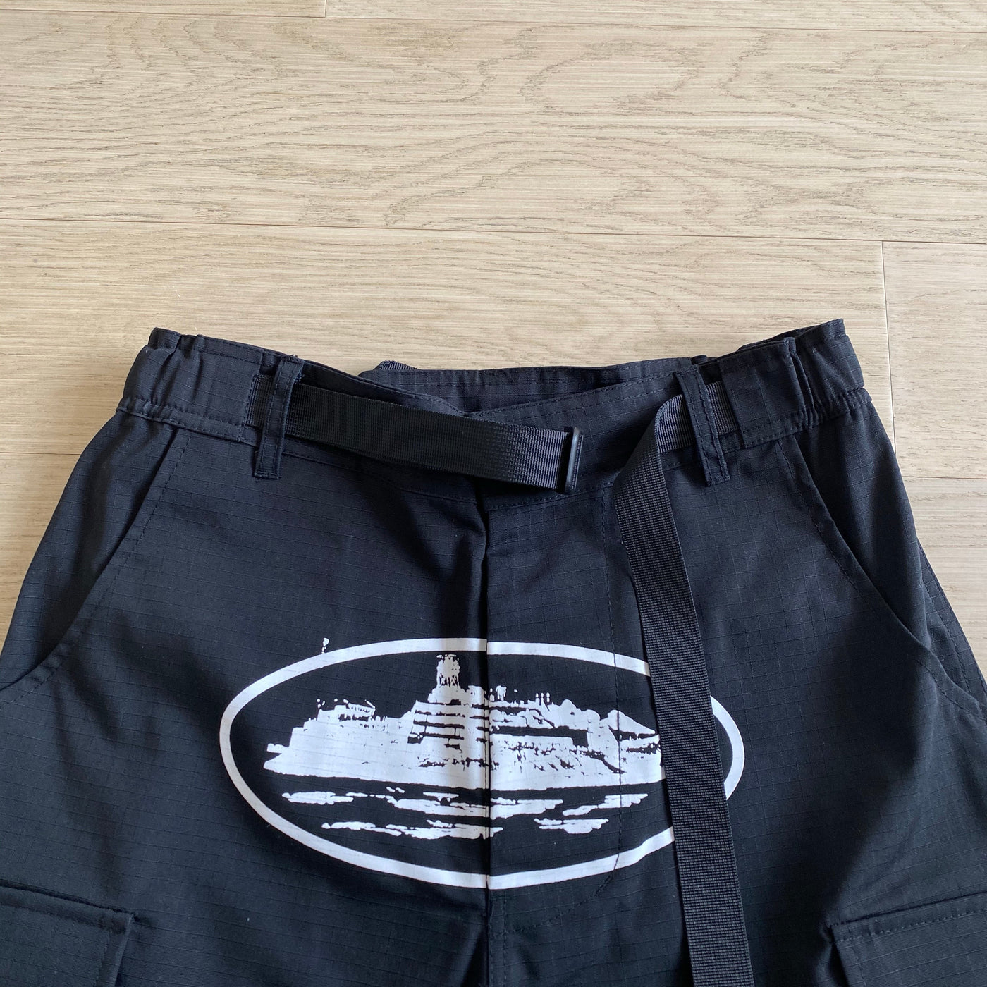 "Alcatraz" cargoshorts svart