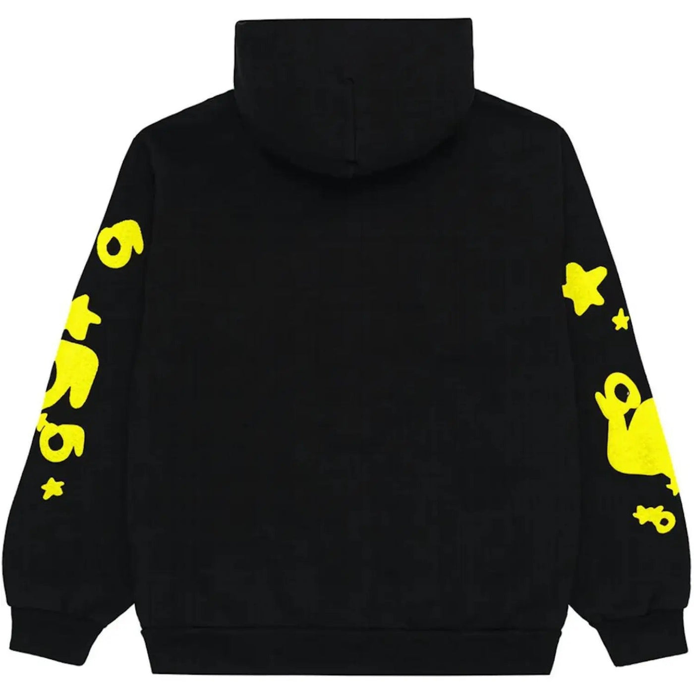 "Sp5der" Hoodie Svart/Gul